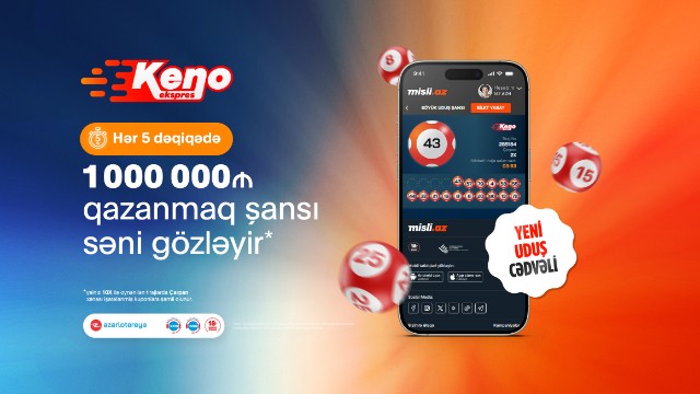 “Ekspress Keno” ilə arzulara aparanşans səyahəti